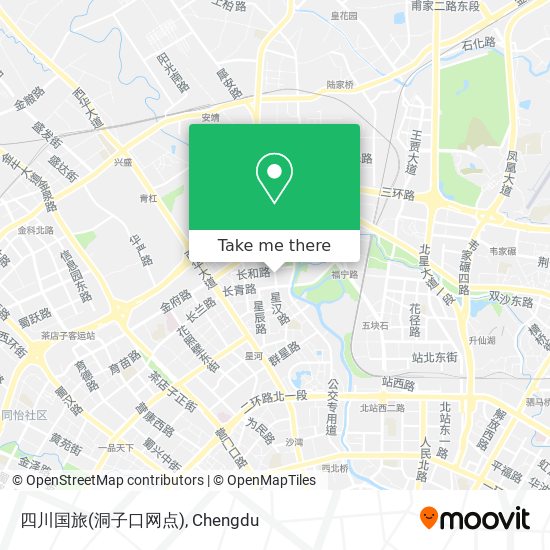 四川国旅(洞子口网点) map