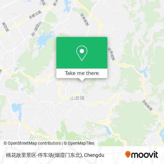 桃花故里景区-停车场(烟霞门东北) map