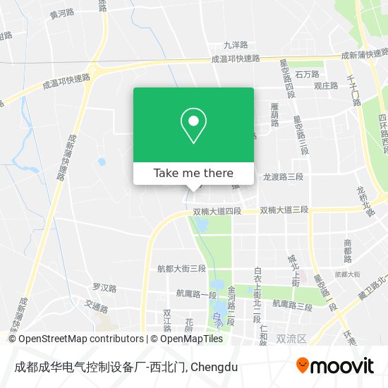 成都成华电气控制设备厂-西北门 map