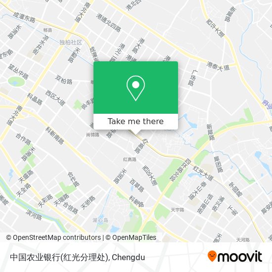 中国农业银行(红光分理处) map