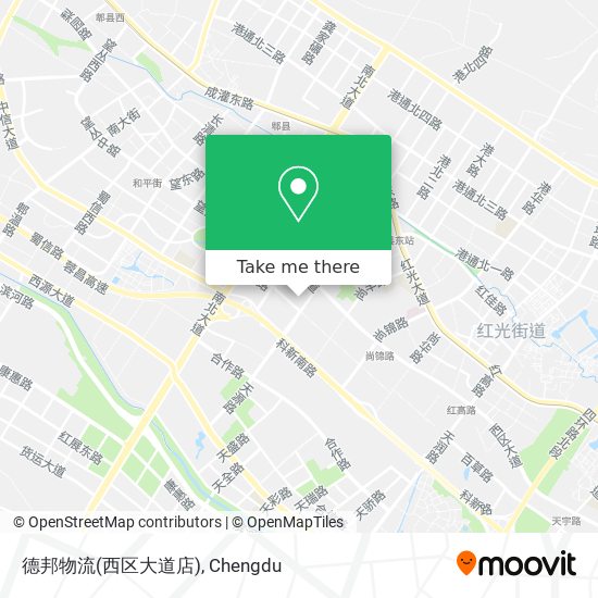 德邦物流(西区大道店) map