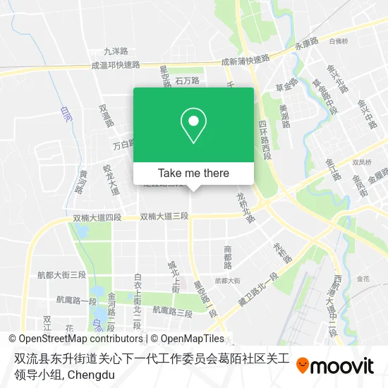 双流县东升街道关心下一代工作委员会葛陌社区关工领导小组 map