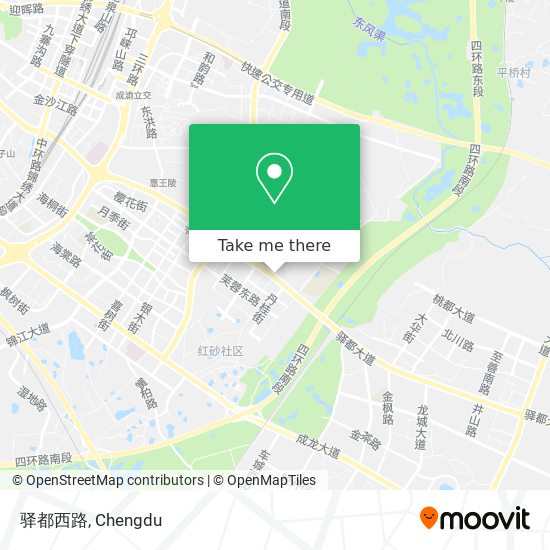 驿都西路 map