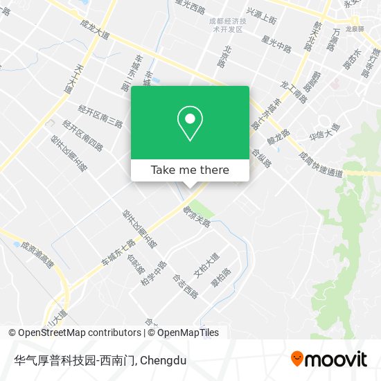 华气厚普科技园-西南门 map