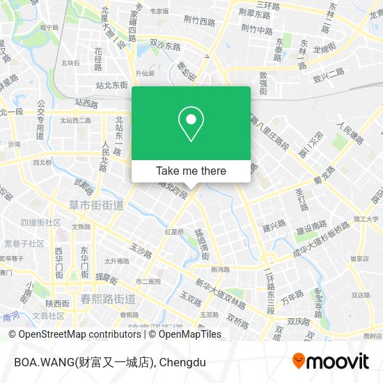 BOA.WANG(财富又一城店) map