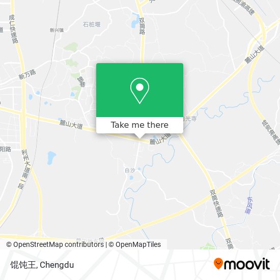 馄饨王 map