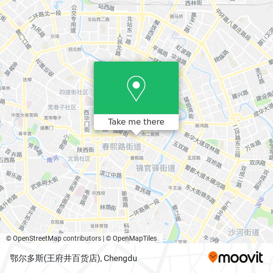 鄂尔多斯(王府井百货店) map