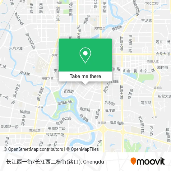 长江西一街/长江西二横街(路口) map