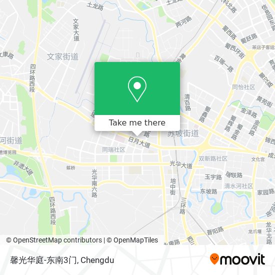 馨光华庭-东南3门 map
