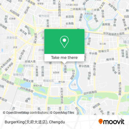 BurgerKing(天府大道店) map