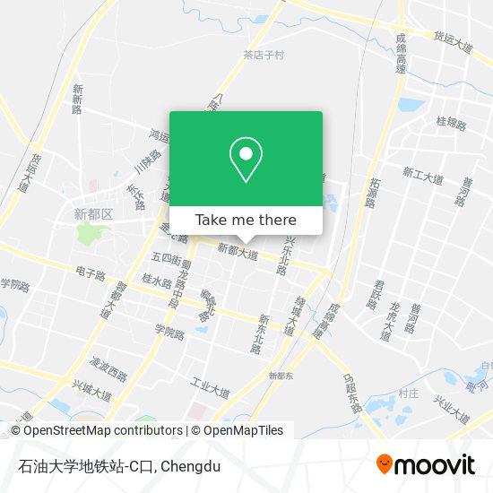 石油大学地铁站-C口 map