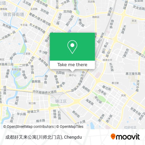 成都好又来公寓(川师北门店) map