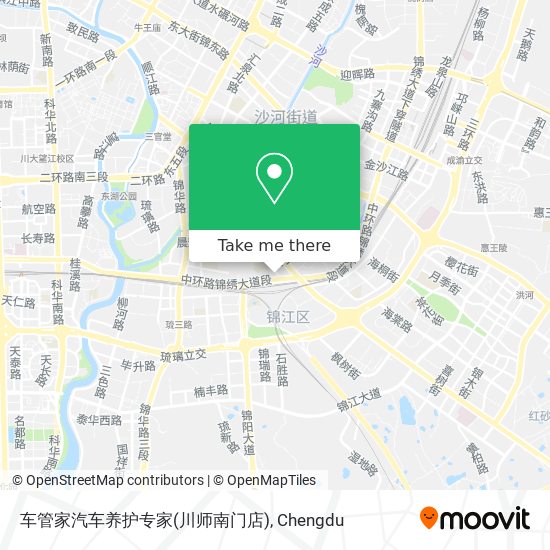 车管家汽车养护专家(川师南门店) map