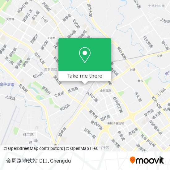 金周路地铁站-D口 map