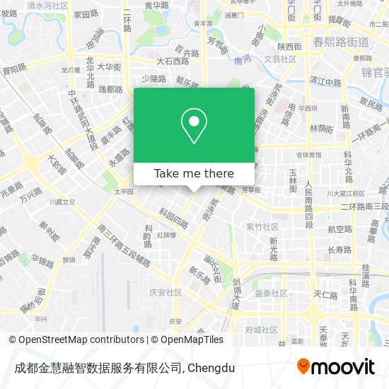成都金慧融智数据服务有限公司 map