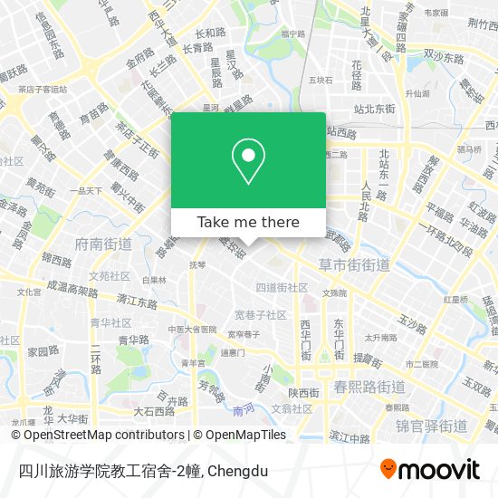 四川旅游学院教工宿舍-2幢 map