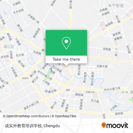 成实外教育培训学校 map