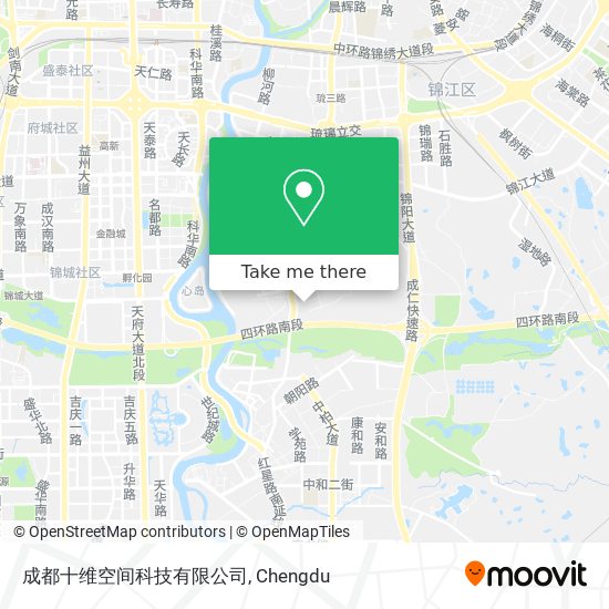 成都十维空间科技有限公司 map