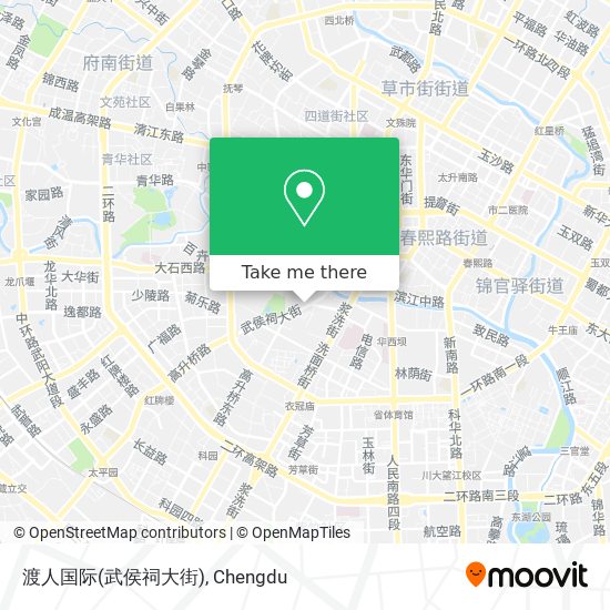 渡人国际(武侯祠大街) map