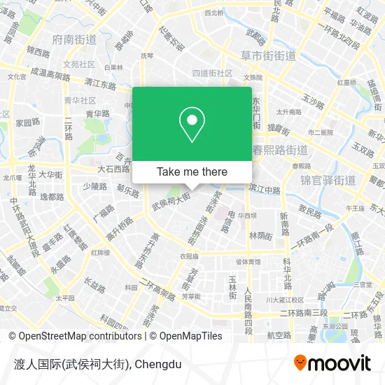 渡人国际(武侯祠大街) map