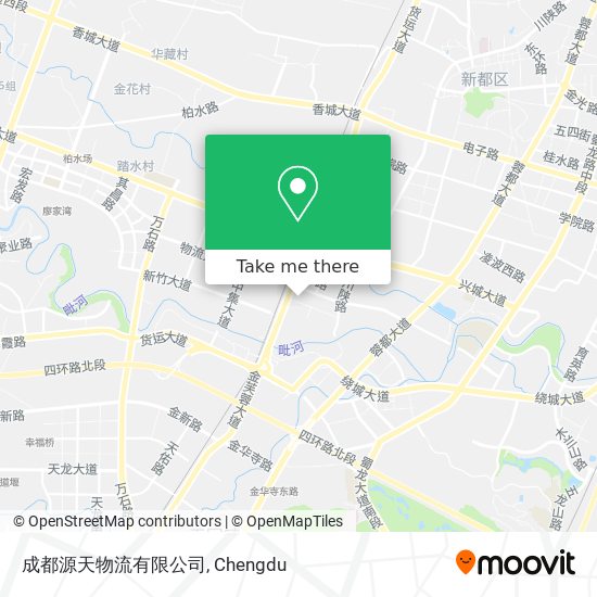 成都源天物流有限公司 map