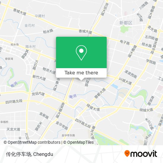 传化停车场 map