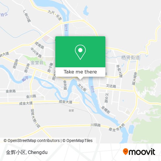 金辉小区 map