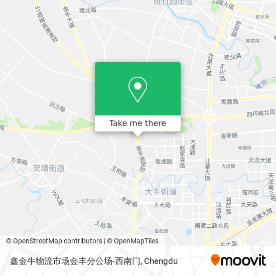 鑫金牛物流市场金丰分公场-西南门 map