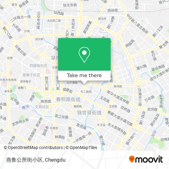 燕鲁公所街小区 map