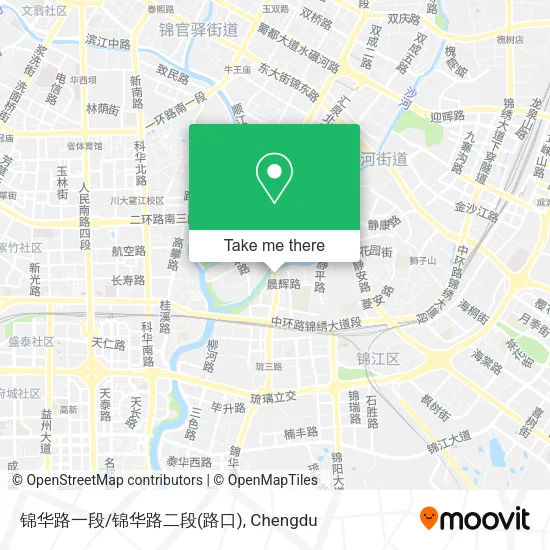 锦华路一段/锦华路二段(路口) map