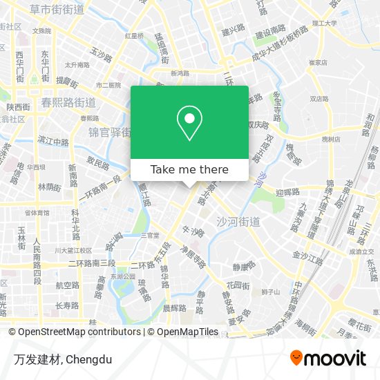 万发建材 map