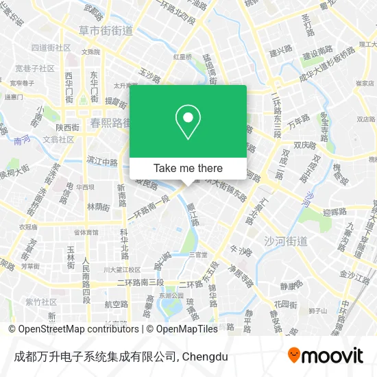 成都万升电子系统集成有限公司 map