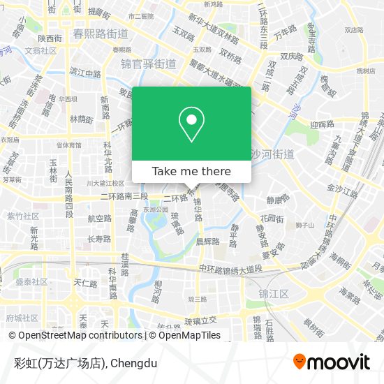彩虹(万达广场店) map