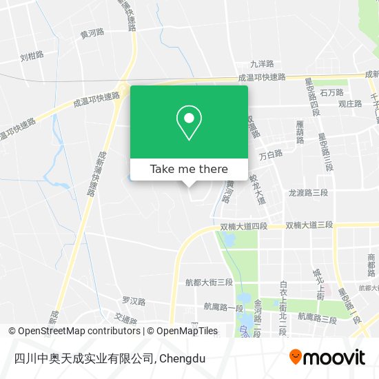 四川中奥天成实业有限公司 map