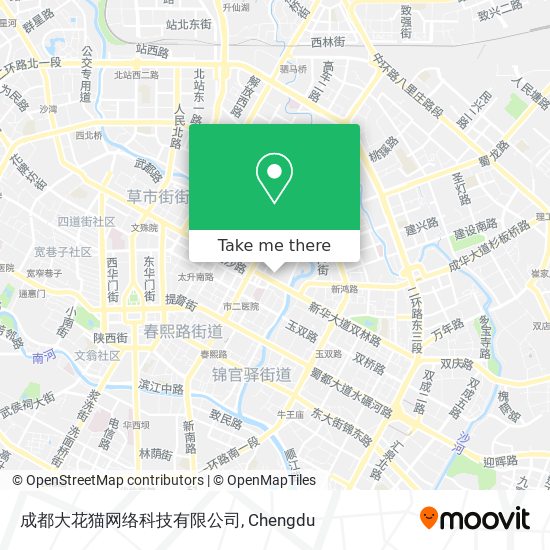 成都大花猫网络科技有限公司 map