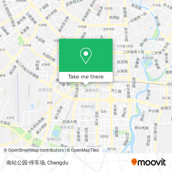 南站公园-停车场 map