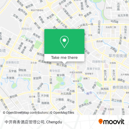 中开商务酒店管理公司 map