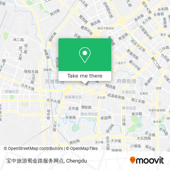 宝中旅游蜀金路服务网点 map