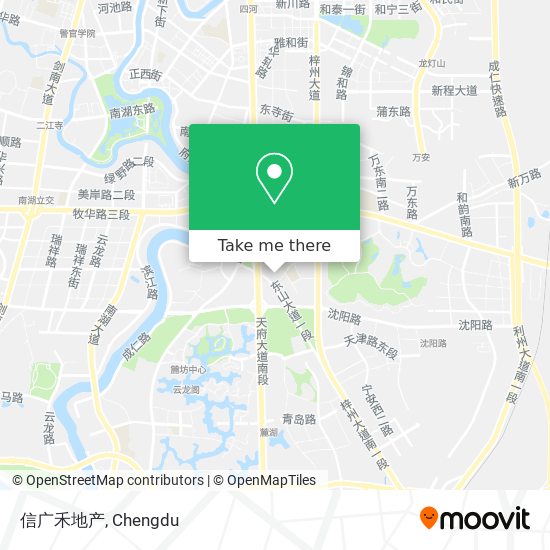 信广禾地产 map
