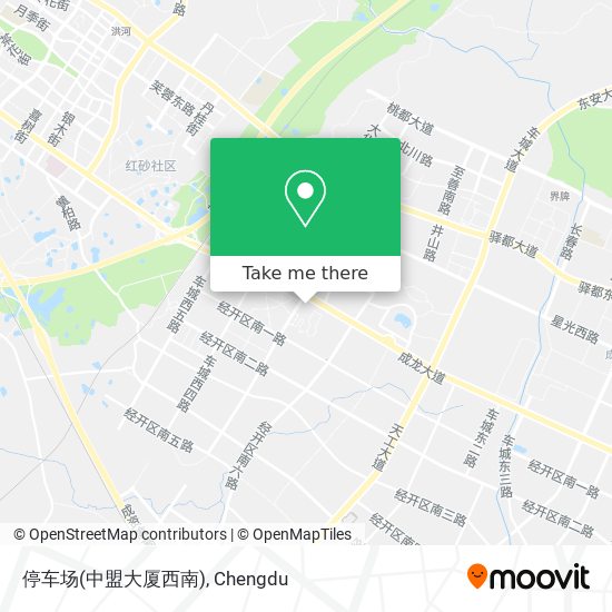 停车场(中盟大厦西南) map