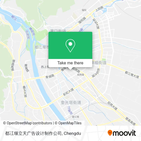 都冮堰立天广告设计制作公司 map
