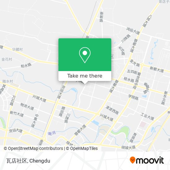 瓦店社区 map