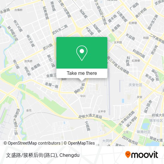 文盛路/簇桥后街(路口) map