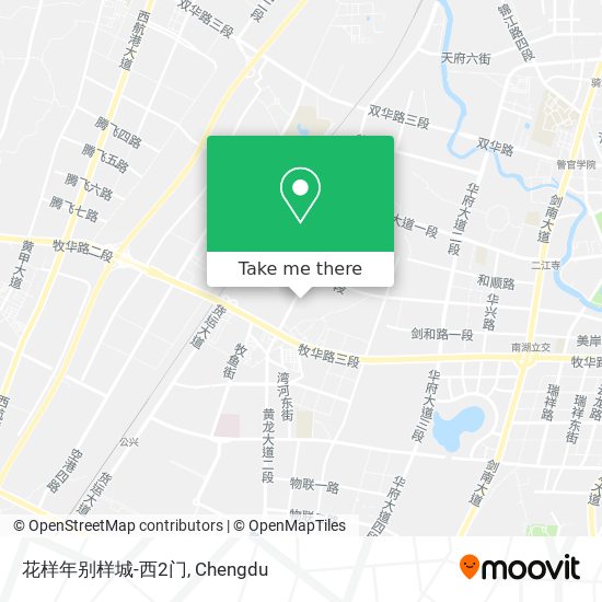 花样年别样城-西2门 map