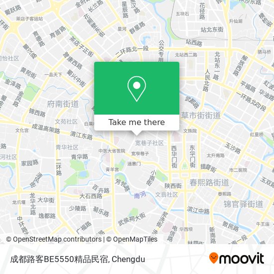 成都路客BE5550精品民宿 map