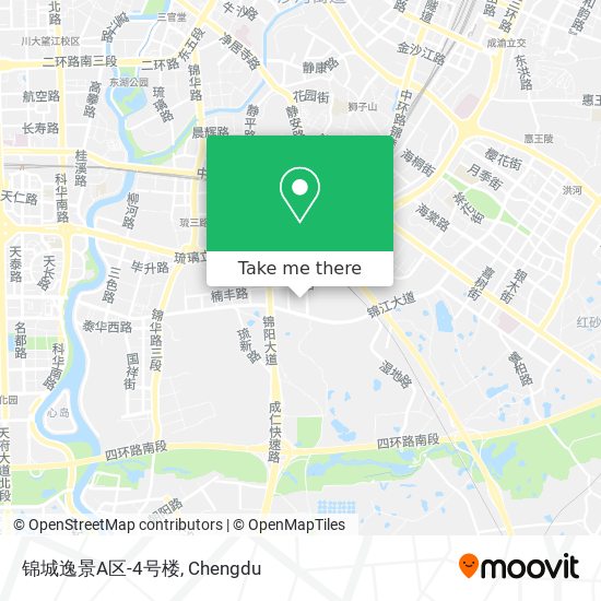 锦城逸景A区-4号楼 map