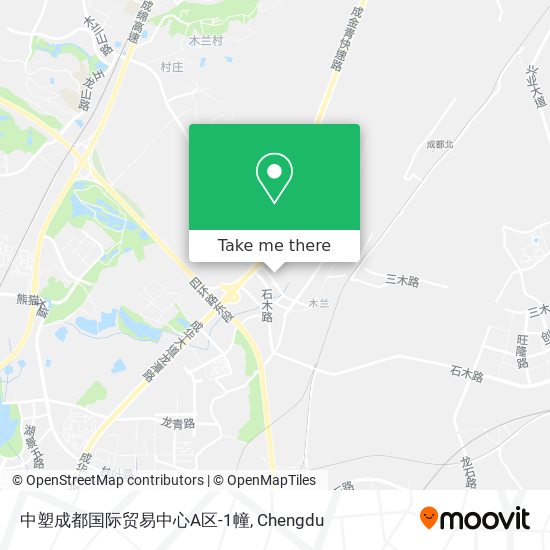 中塑成都国际贸易中心A区-1幢 map
