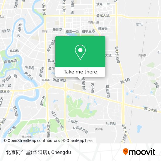 北京同仁堂(华阳店) map