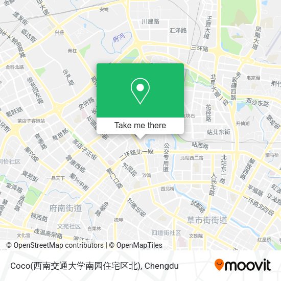 Coco(西南交通大学南园住宅区北) map