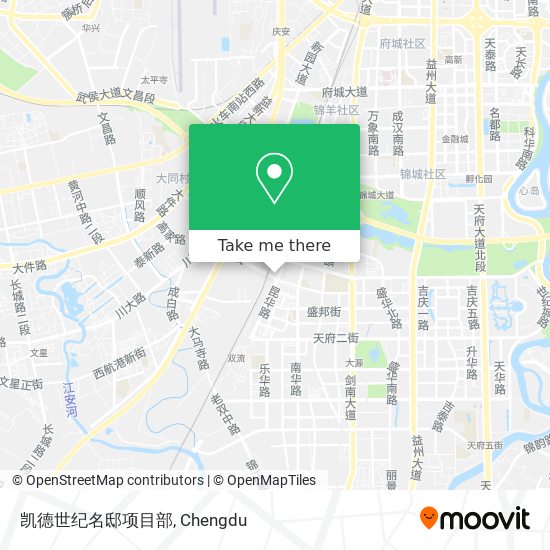 凯德世纪名邸项目部 map